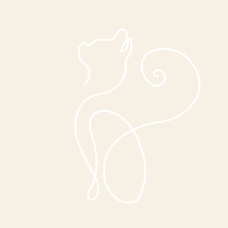Cat pet minimalist gift