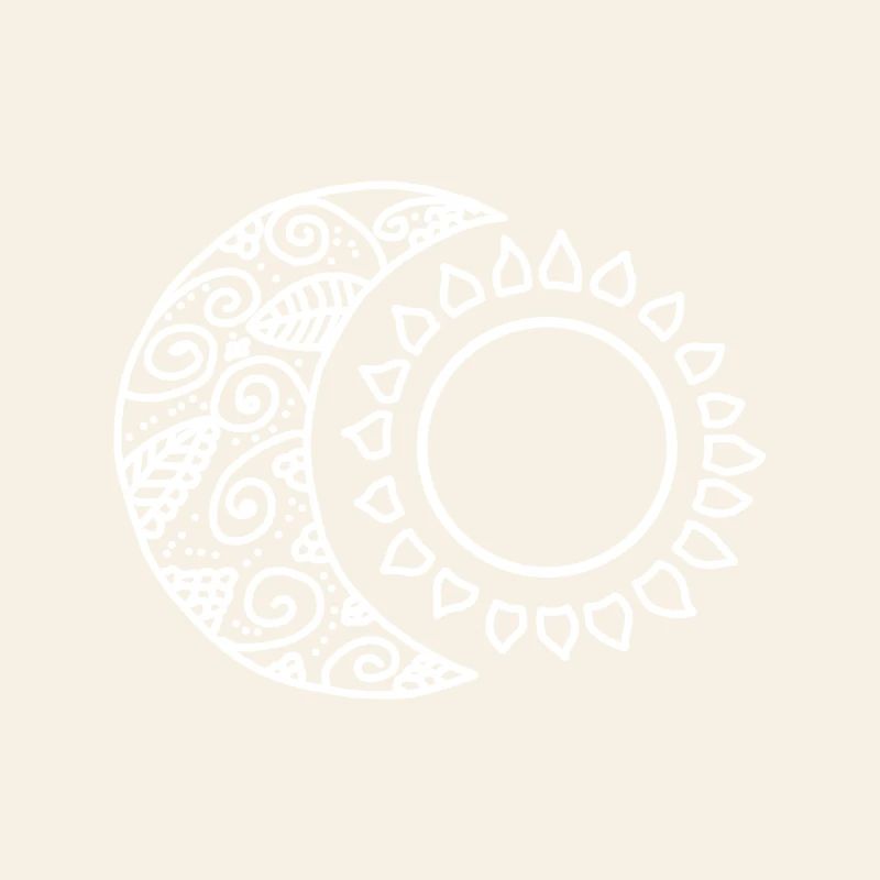 Moon sun mandala