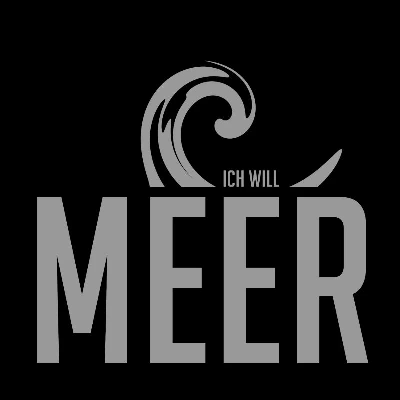 Wave Motif with Sea Message