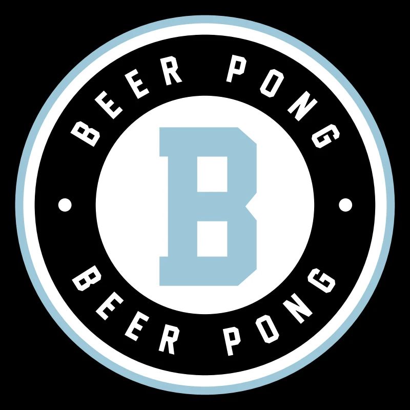 Logo bleu du badge Beer Pong