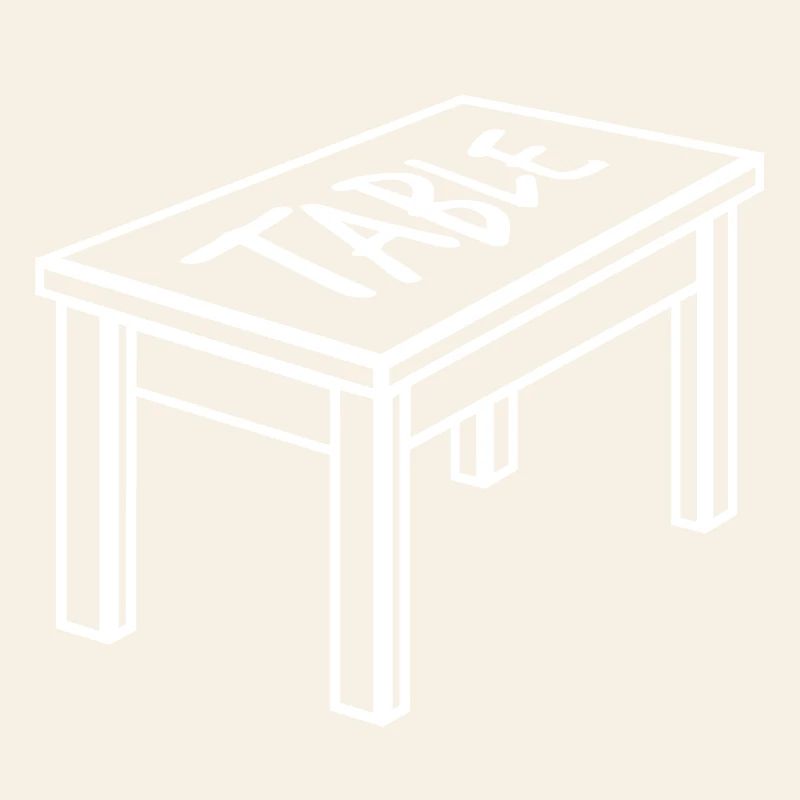 Table dining table furniture object carpenter