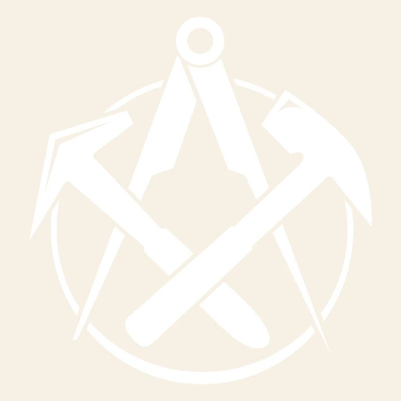 Dachdecker-Logo - Weiss