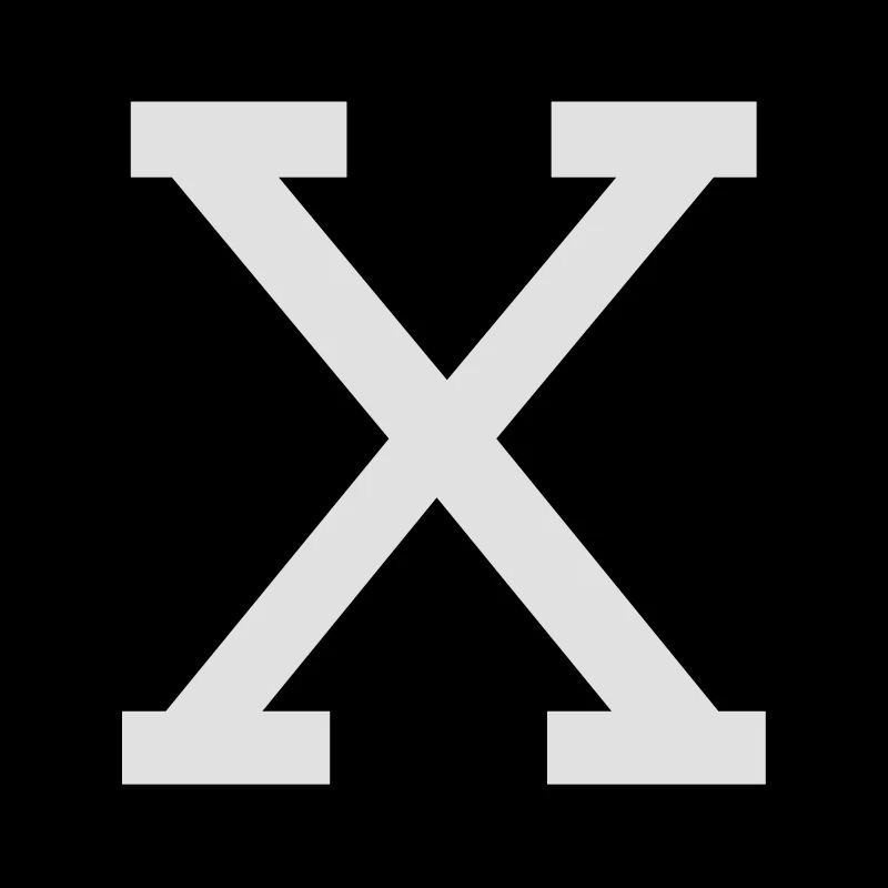 X Buchstabe X