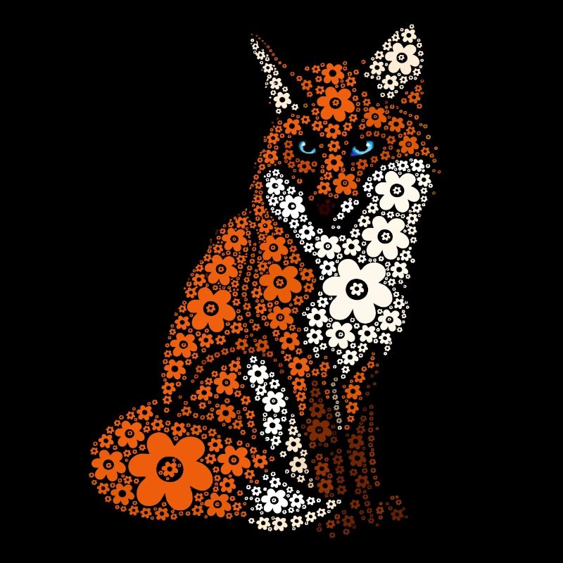 Fuchs blüht fantastisches Tier