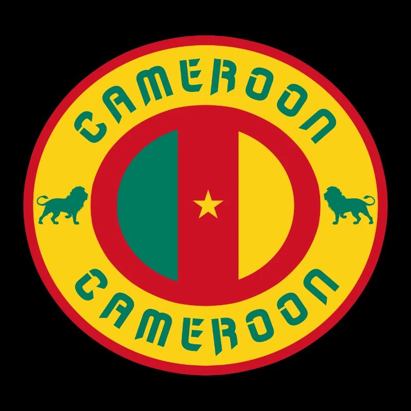 Cameroon vintage circle / gift idea