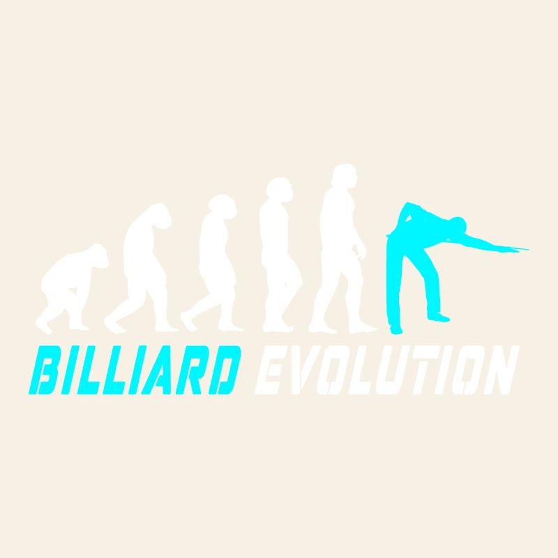Billiard evolution design / gift idea