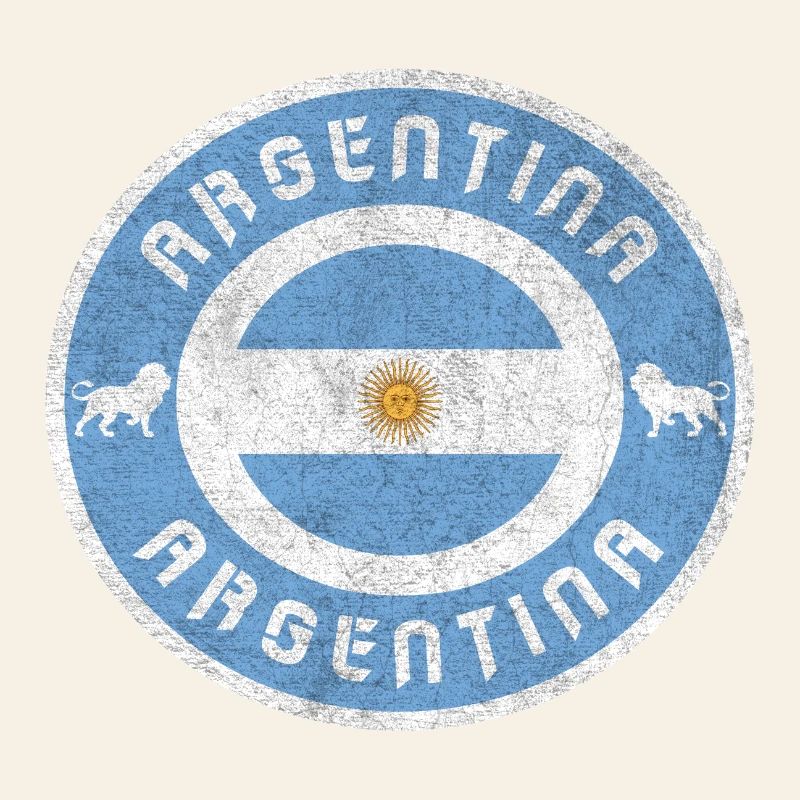 Argentina vintage design with flag / gift