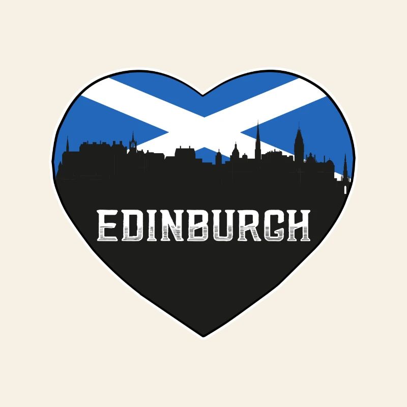 Édimbourg Ecosse Skyline Souvenir Drapeau écossais