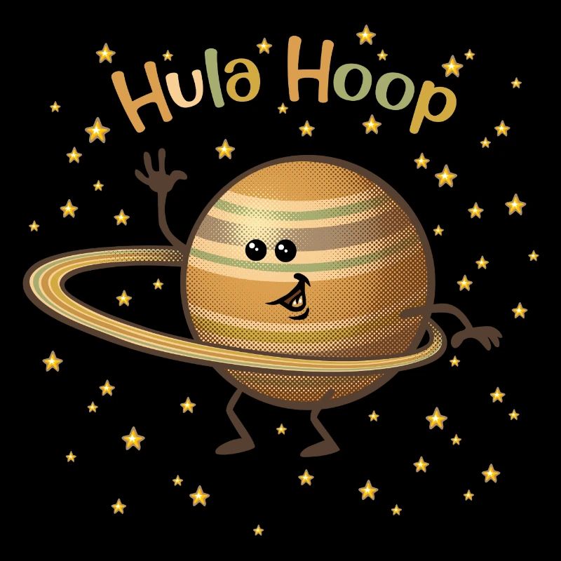 Saturn spielt mit seinen Ringen