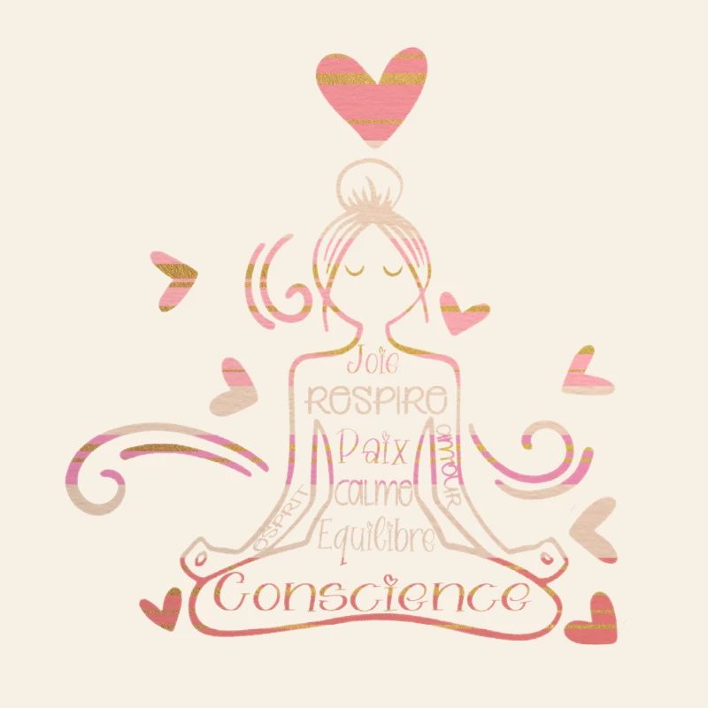 Conscience Zen Cœur Pastel