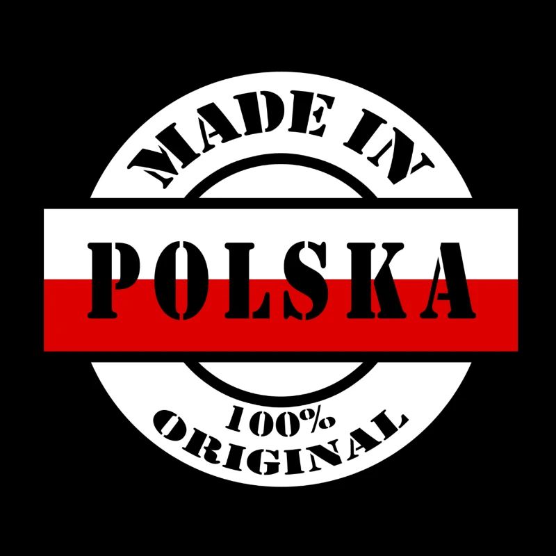 MADE IN POLSKA Pologne Poland drapeau cadeau