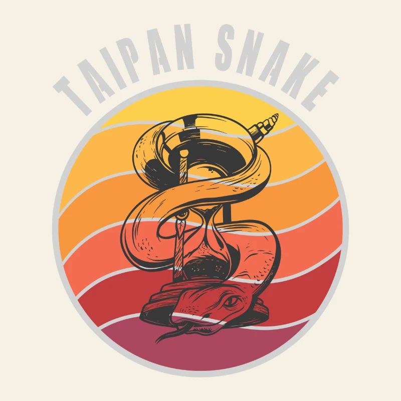 Taipan Schlangen Design / Geschenkidee