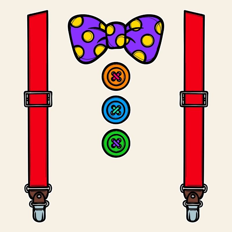 Clown costume carnaval carnaval