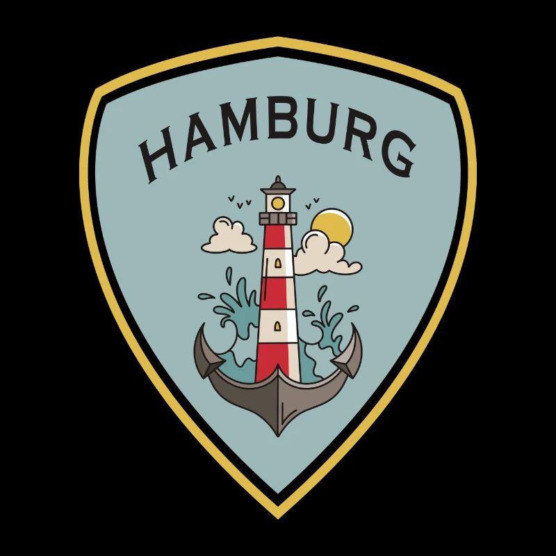 Hamburg crest design