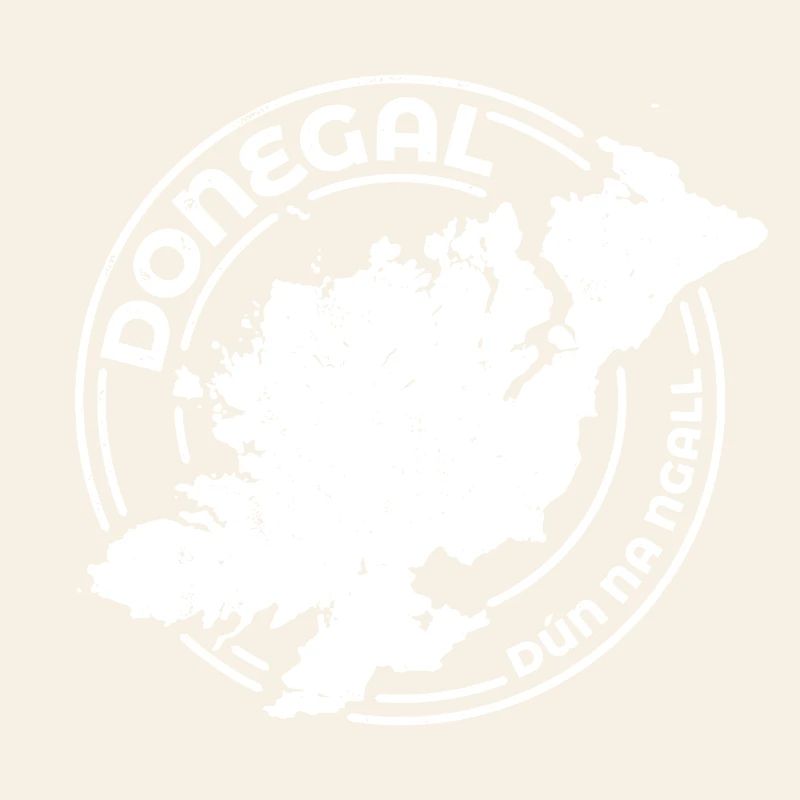Comté de Donegal Irlande | Timbre de contour de carte