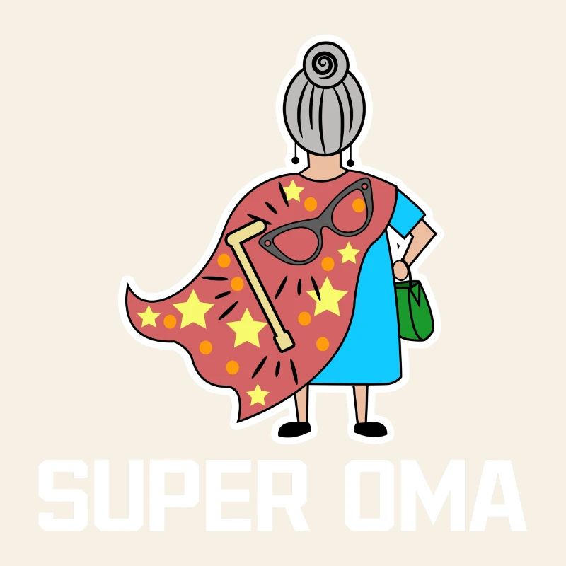 Superoma Brille Großmama Oma Statement Großmutter