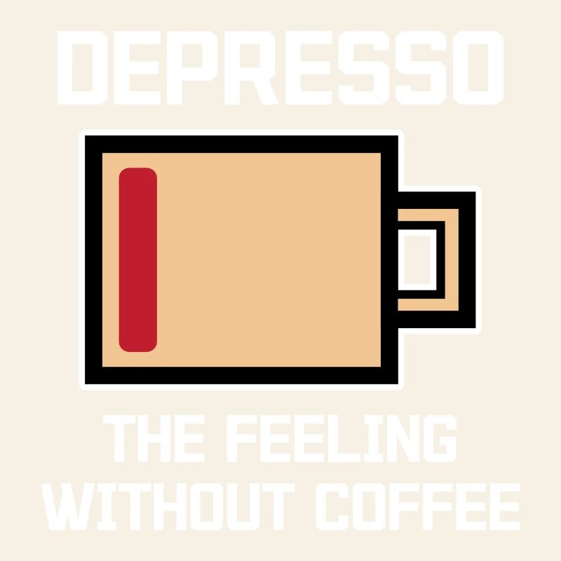 Humorvoll Kaffee Espresso Statement Kaffeetrinker