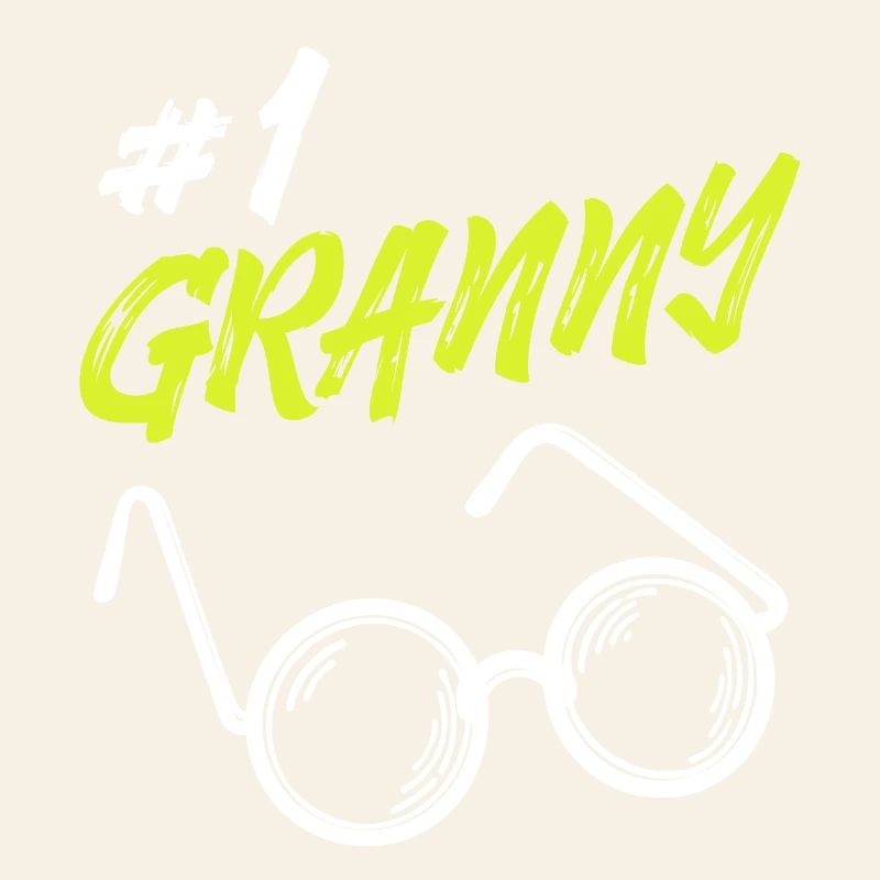 Statement Seniorin Brille Beste Omi Oma Großmutter