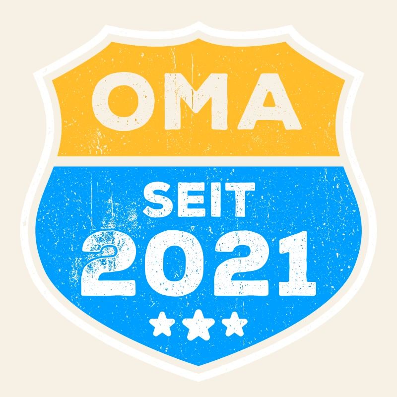 Seniorin Oma Großmutter Statement Ruhestand