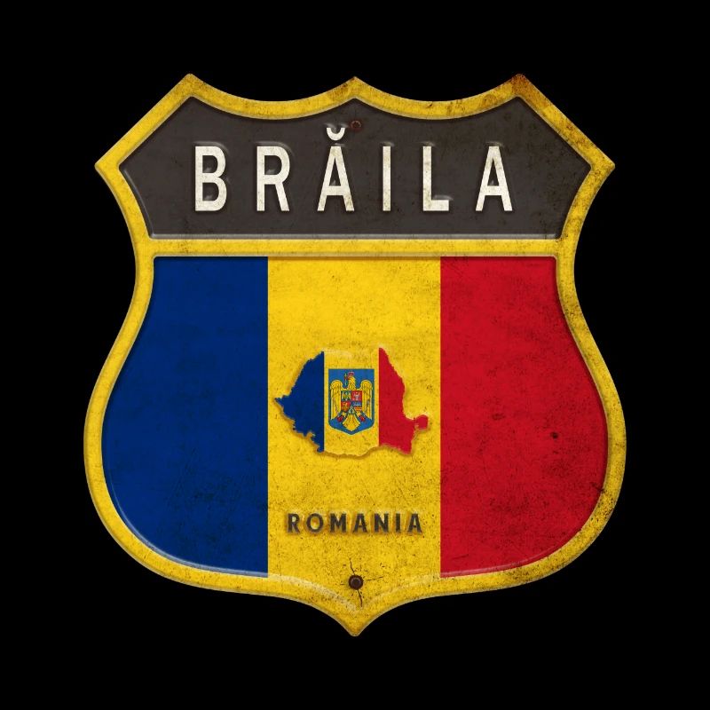 Brăila Rumänien Wappen Design