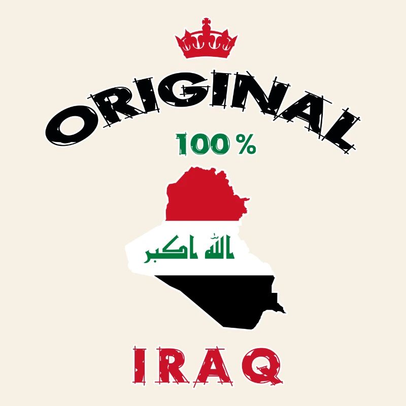 Design original 100 % drapeaux de l'Irak