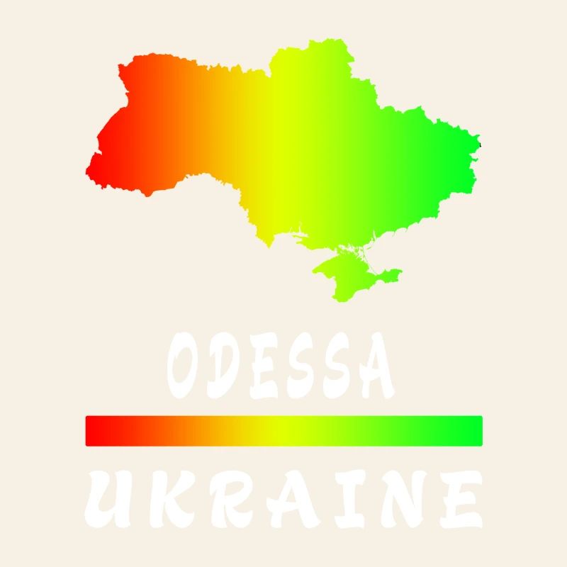 Odessa Ukraine rainbow design