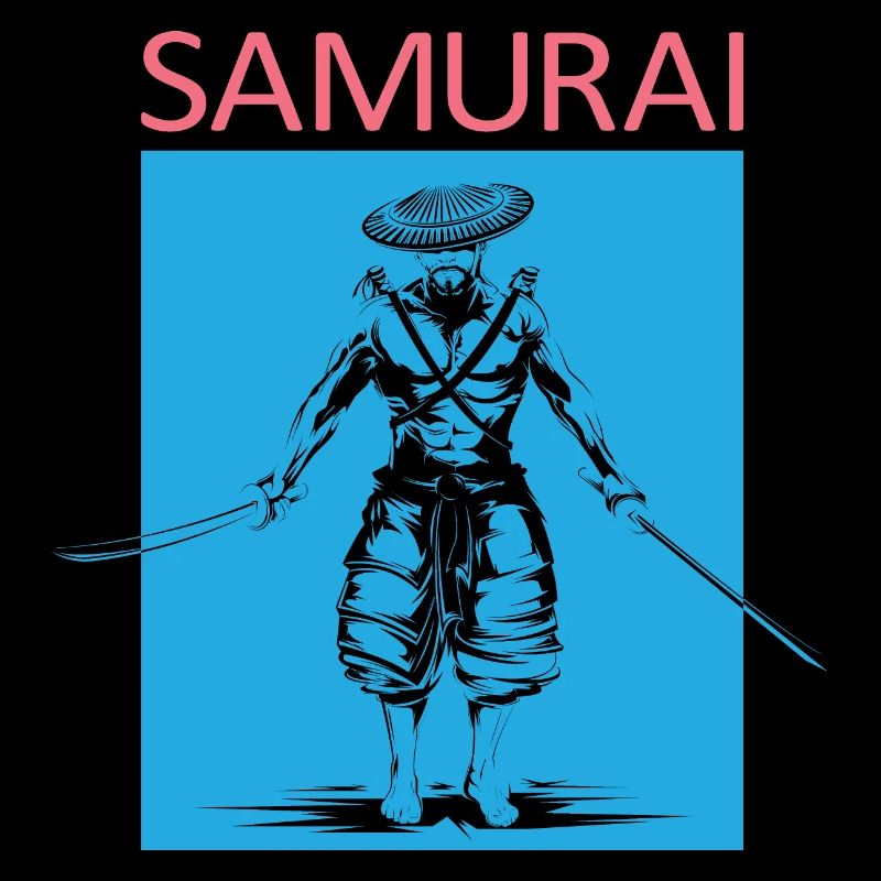 Samurai Symbol Logo icon Illustration Graphic