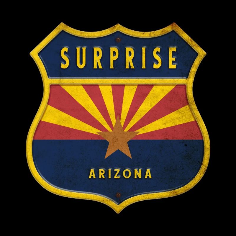 Surprise Arizona flag crest design