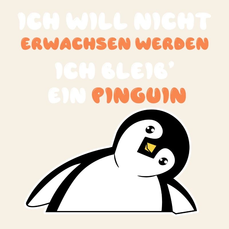 Lustig Statement Tier Vogel Pinguin Seevogel Zoo