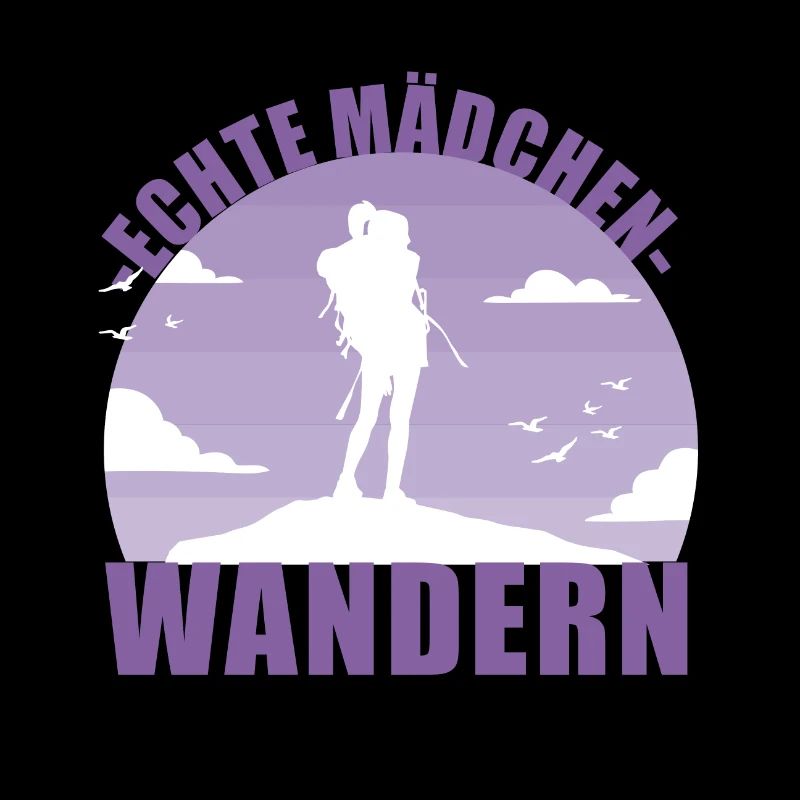 Wandern Mädchen Hobby Wanderung Berge Geschenk