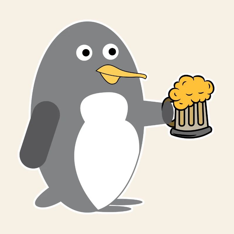 Antarktis Vogel Cool Pinguin Bier Seevogel