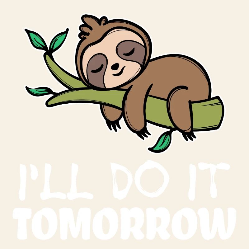 Lazy Sleep Sloth Statement Jungle Dwellers