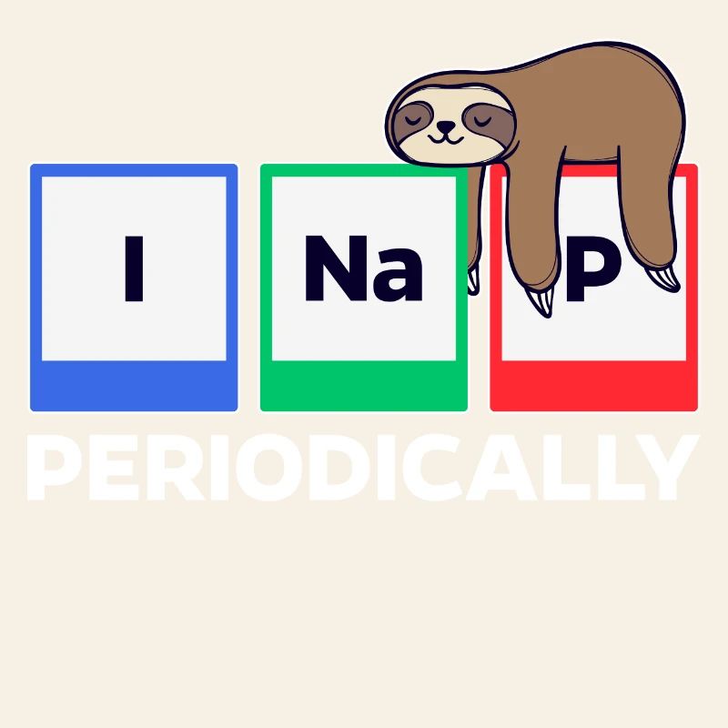 Sleeping Animal Humorous Statement Sloth Jungle