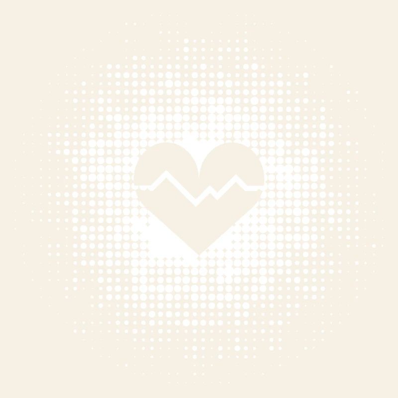 Heart in Points Background