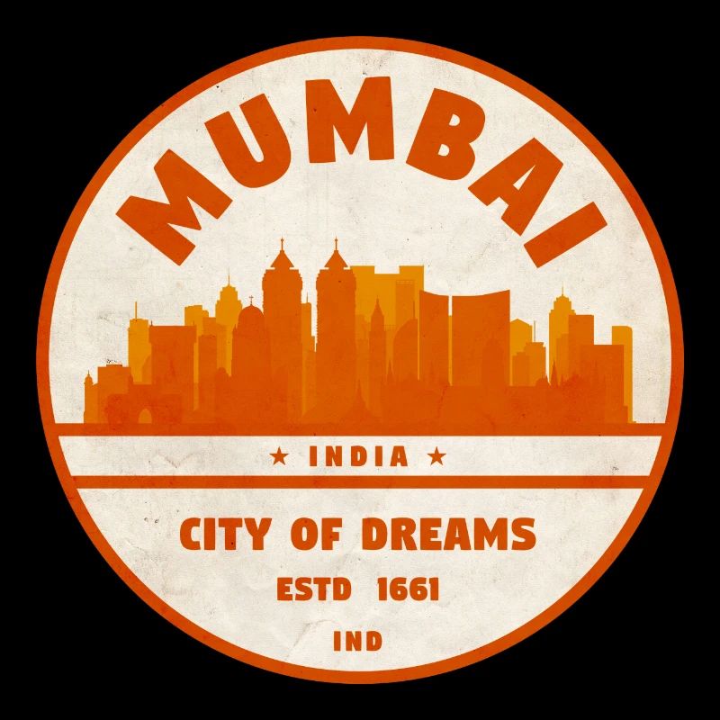 Mumbai India Skyline