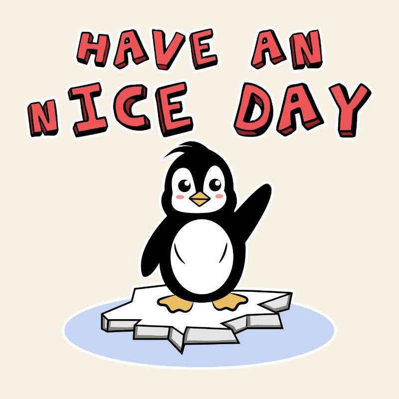 Penguin Ice Bird Statement Cold Antarctica Animal