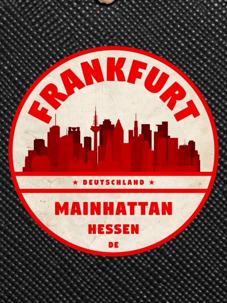 Mainhattan Skyline Imprimé rétro