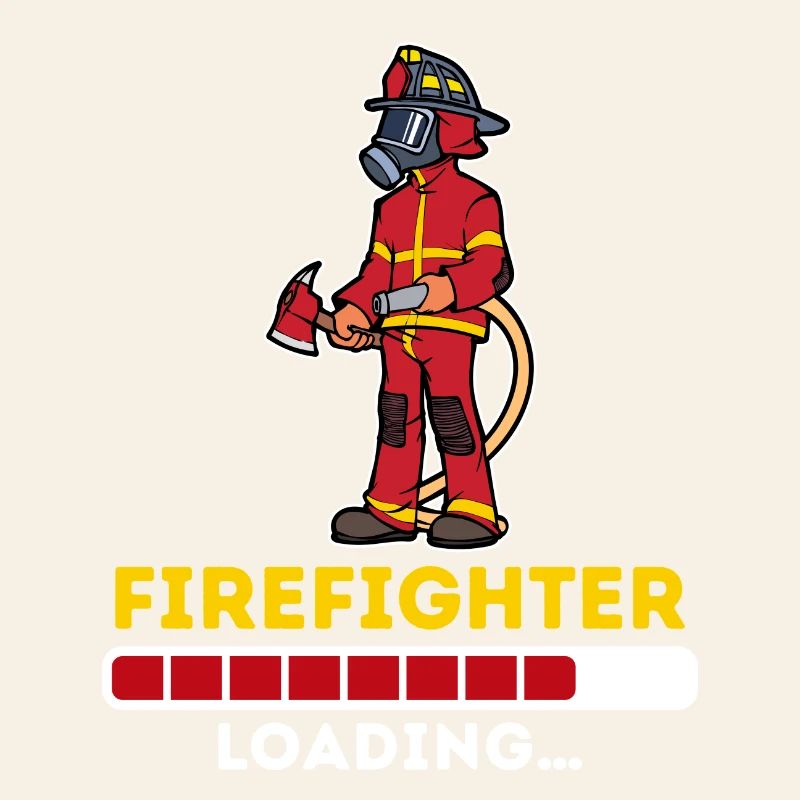 Fire brigade fire hose slogan firefighter