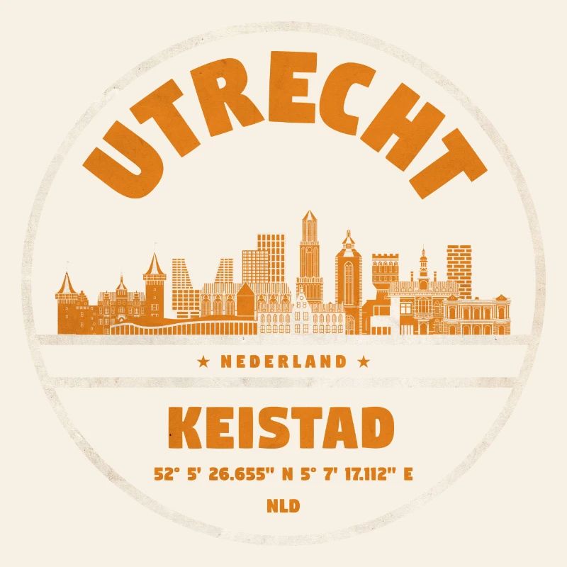 Médaillon de la ligne d’horizon Keistad d’Utrecht