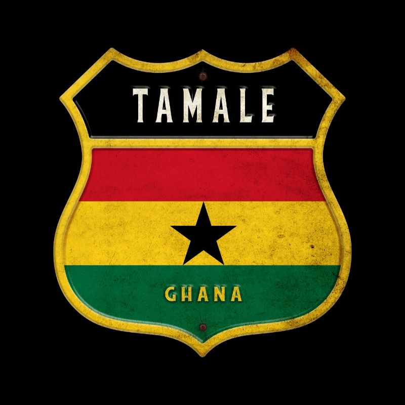 Tamale Ghana crest flag design