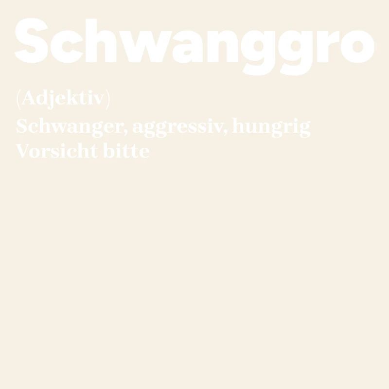 Schwangerschaft Schwanger Mutter Statement Baby