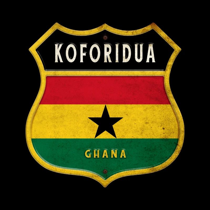 Design du drapeau du Koforidua Ghana