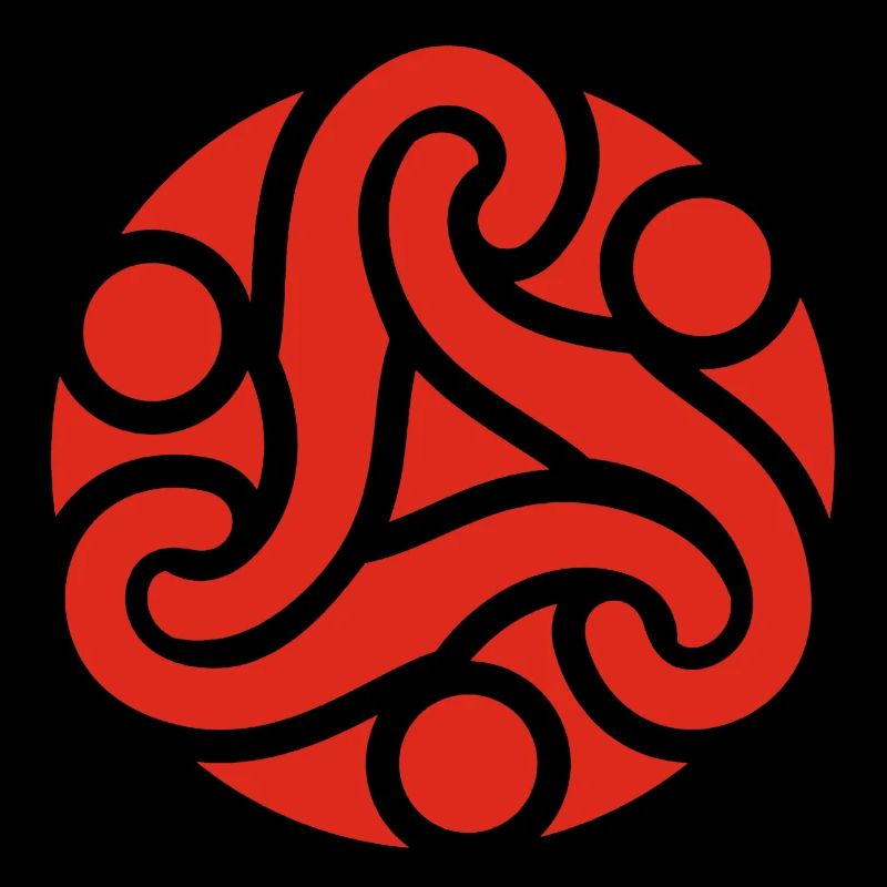 Keltisches Schutzsymbol (rot)