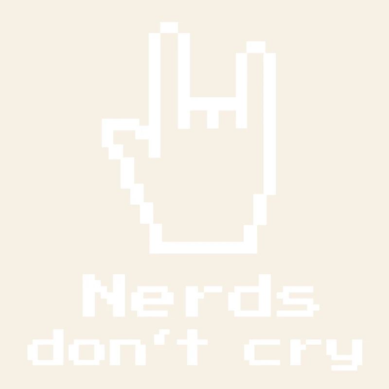 Nerds don't cry! Nerd-Shirt, Geschenk, Informatik
