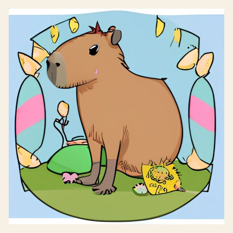 Easter capybara