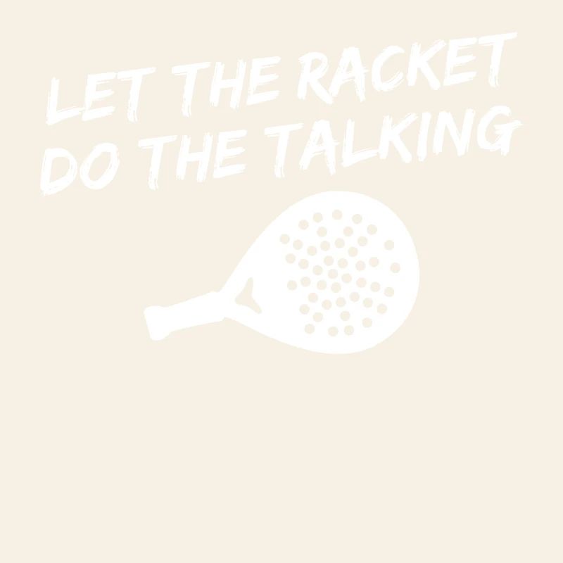 Racket Padel Player Sport Tournament Statement