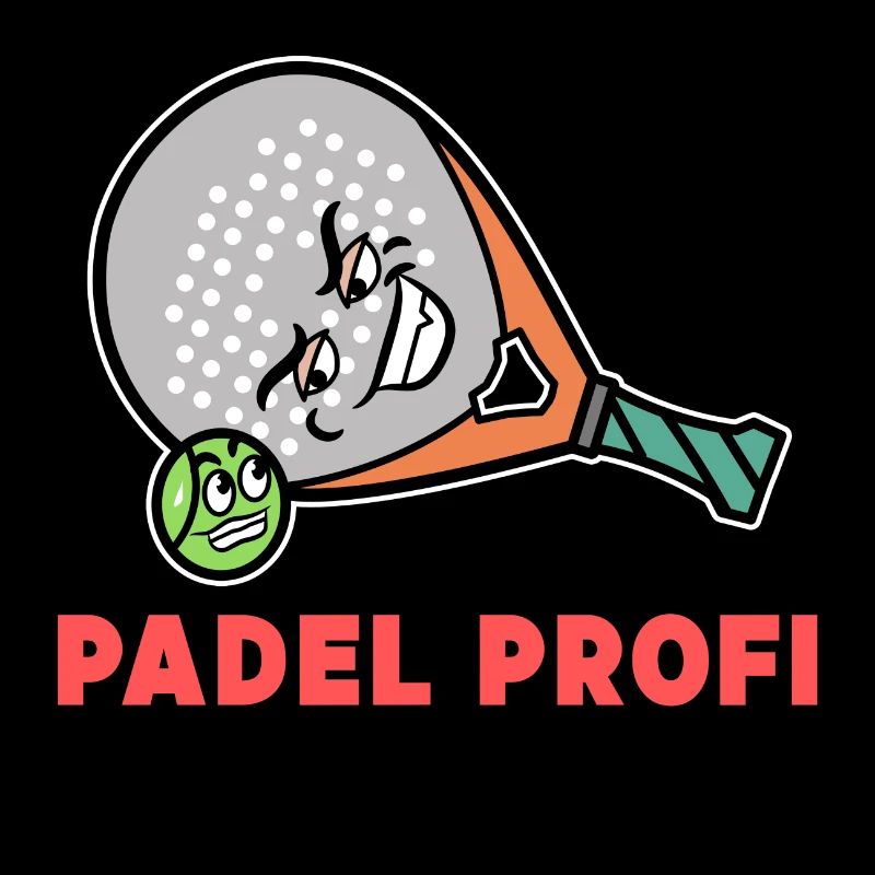 Racket Balls Statement Padel Player Sport