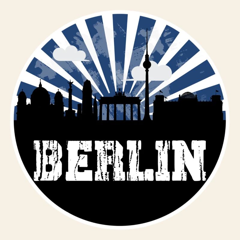 Berlin Skyline Blue Hour