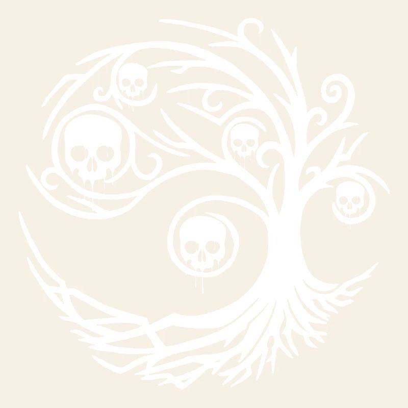 Tree with skulls