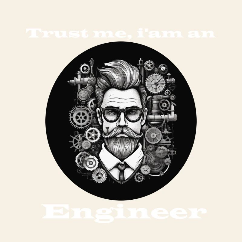 Trust me Engineer weiß